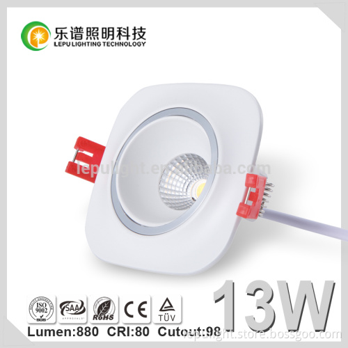 Smart led downlights13W cob Dimmable led Downlight 2700k IP44 Downlight dimmable